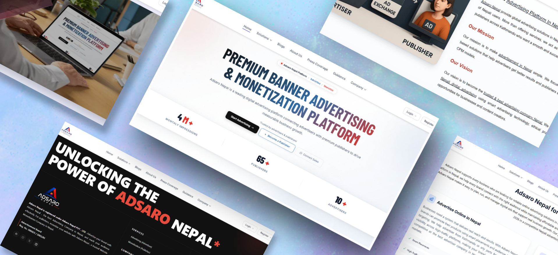 Adsaro Nepal — platform overview
